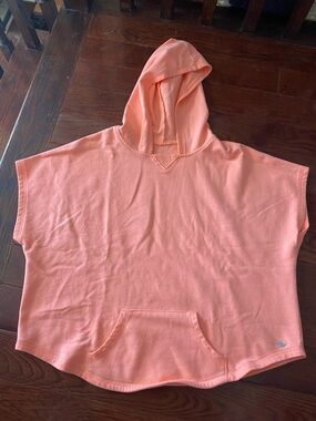George Peach Hooded Poncho